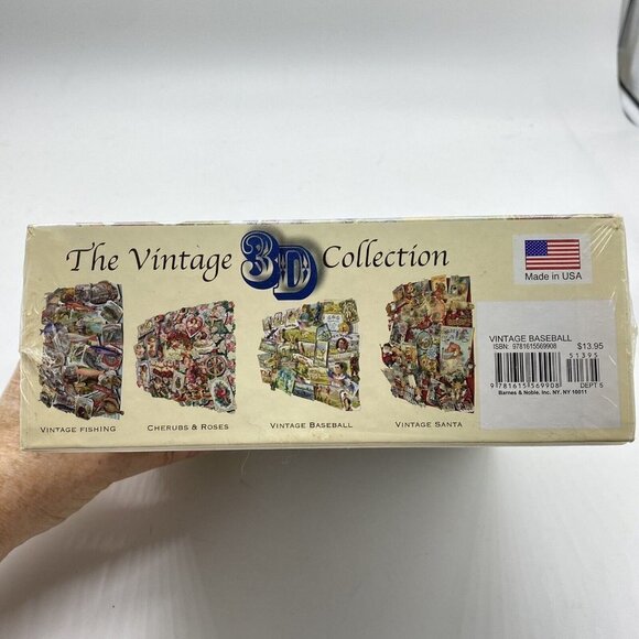 The‎ Vintage 3D Collection Vintage Baseball 500 Pc Puzzle New Sealed Jigsaw - Picture 10 of 11